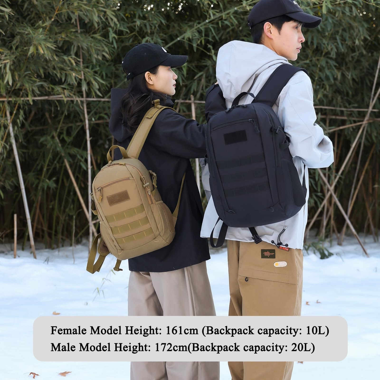 10l/20l Mini Xsmall Tactical Backpack Molle Daypack Gear Pack Camping Bag With P
