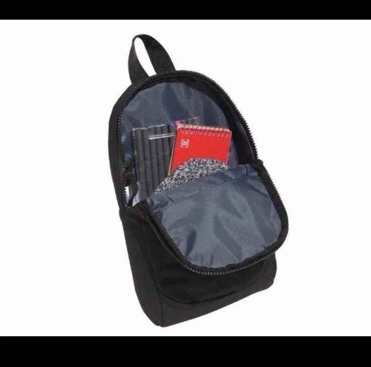 Adidas Essentials Sling Crossbody Bag Multi Pocket Black Travel NEW