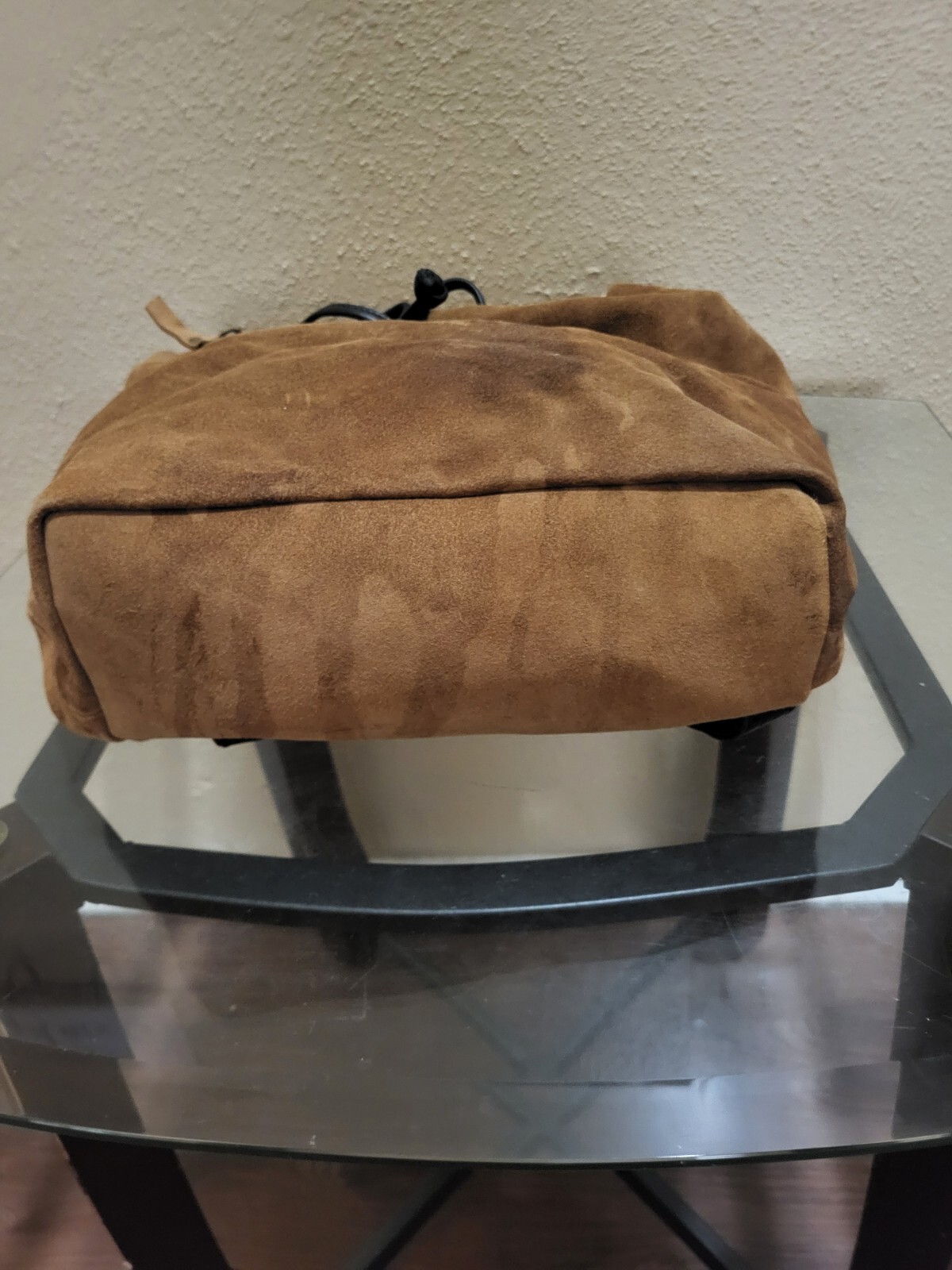 Mark &Graham Large Brown Suede Backpack. Condition Is Very Good.