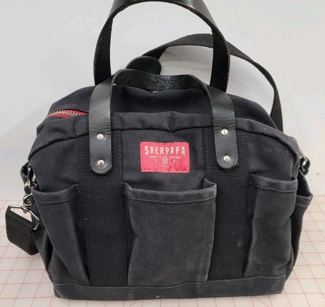 Sherpapa Supply Co James Bag REV In Black Tote Filson Like DISCONTINUED