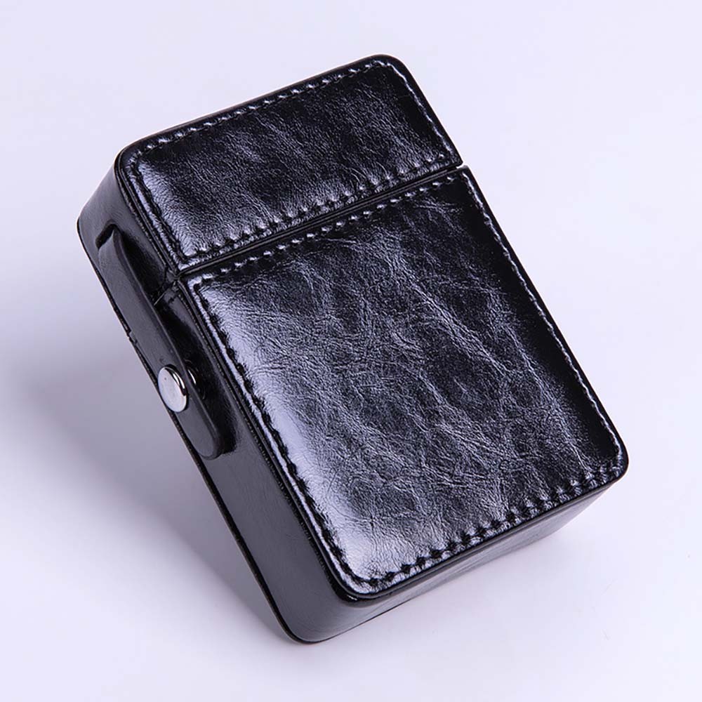 PU-Made Flip-Top Lightweight High-Quality Fashionable PU Flip-Top Cigarette Case