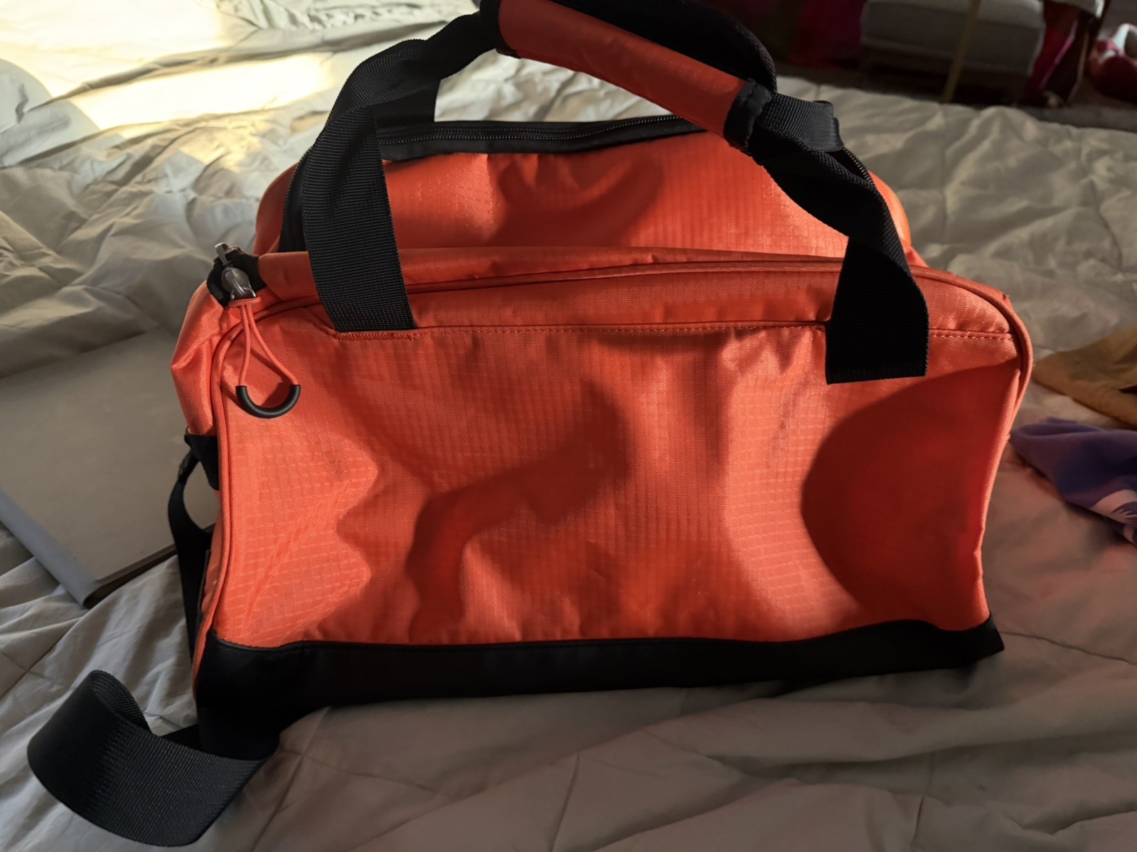 Ogio Mercedes AMG Logo Duffel/Gym Bag Orange & Black NWT