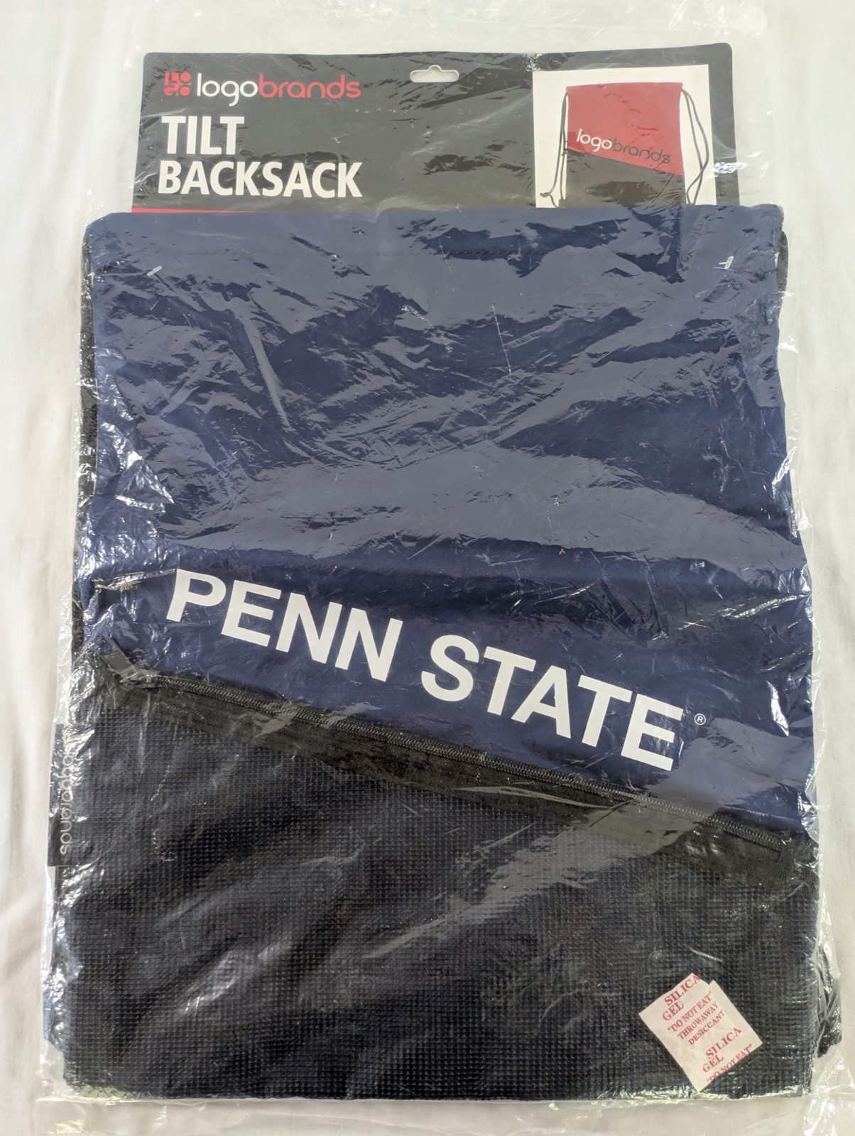 Logo Brands Tilt Back Sack Big Ten PENN STATE Football 18″X13″ Drawstring NEW