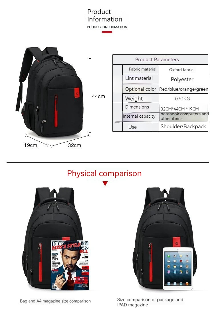 Classic Large Capacity Backpack Student Outdoor Travel School Sports Bag