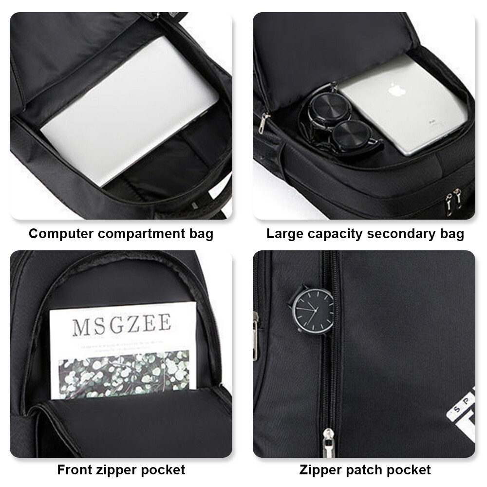 Water Resistant Large 18″ Laptop Backpack Men Women Travel School Business Bag