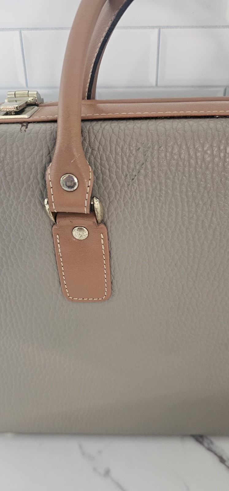 HIT Leather Briefcase, 17″ x 12″ x 2 1/2″