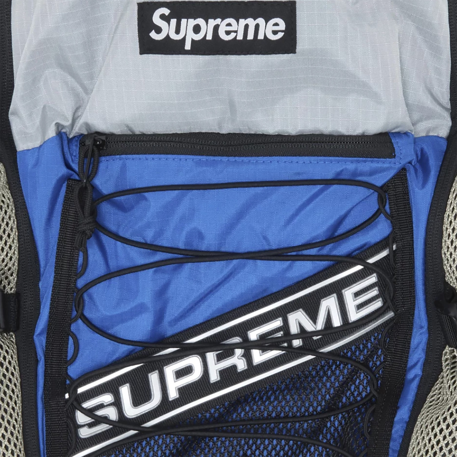 Supreme FW23 3D Logo Backpack Blue Multi