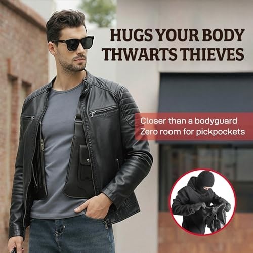 Multi-Purpose Anti-Theft Double Shoulder Armpit Bag, Tactical Wallet Holster Pou