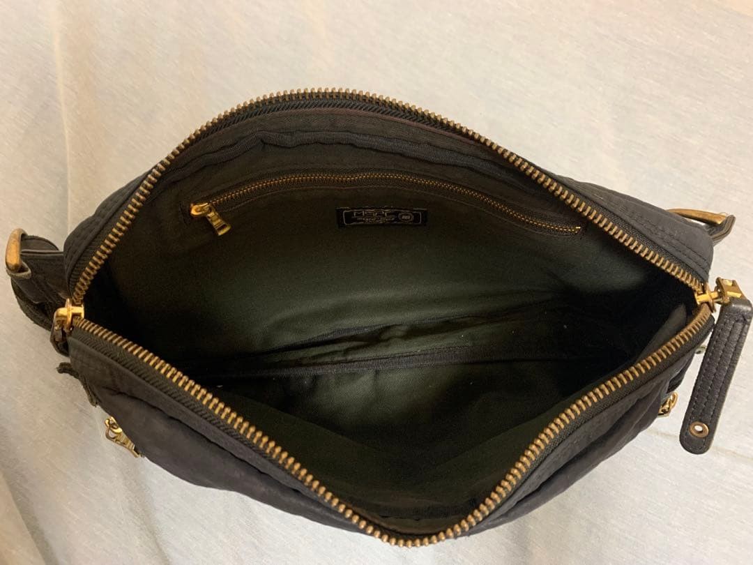 Masterpiece Black Shoulder Bag Body Pack 33cm x 15cm Adjustable Strap