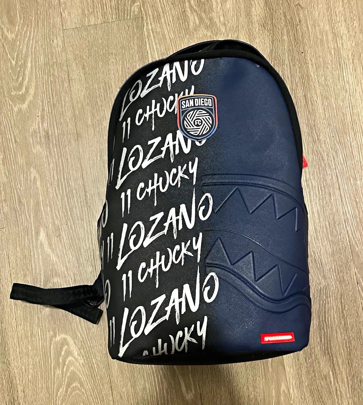 Sprayground Limited Edition Chucky Lozano San Diego Soccer Club Backpack Black