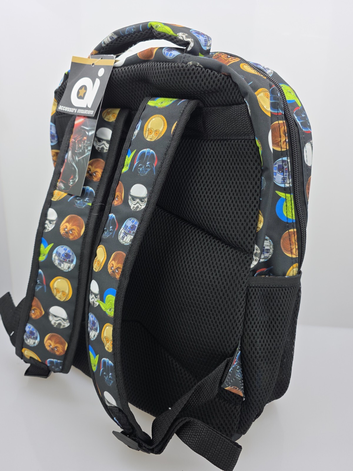 NWT Disney Star Wars 15″ Backpack Adults Kids Unisex Yoda Darth Vader R2-D2