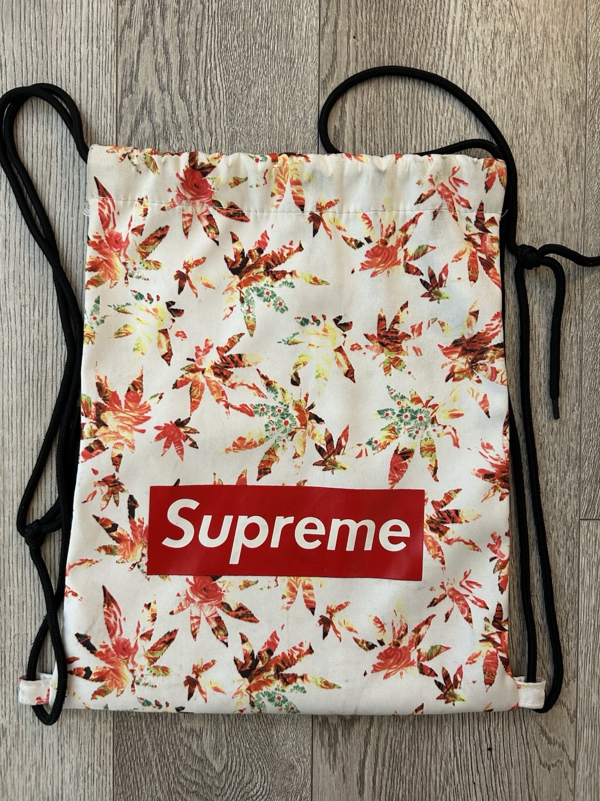Supreme Tropical Drawstring Backpack Bag