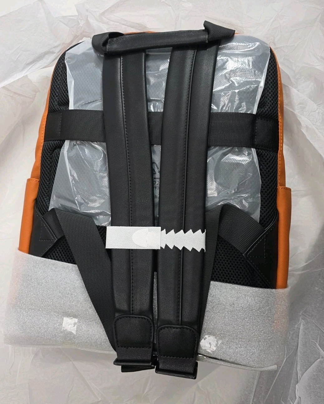Moleskine Nomad Medium Backpack — Striking Orange with Molded Black Base