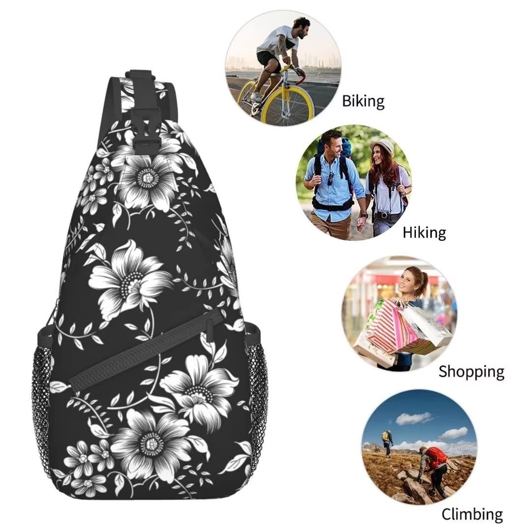 Casual Sling Bag Crossbody Chest Shoulder Backpack Gym Sports Travel Hiking