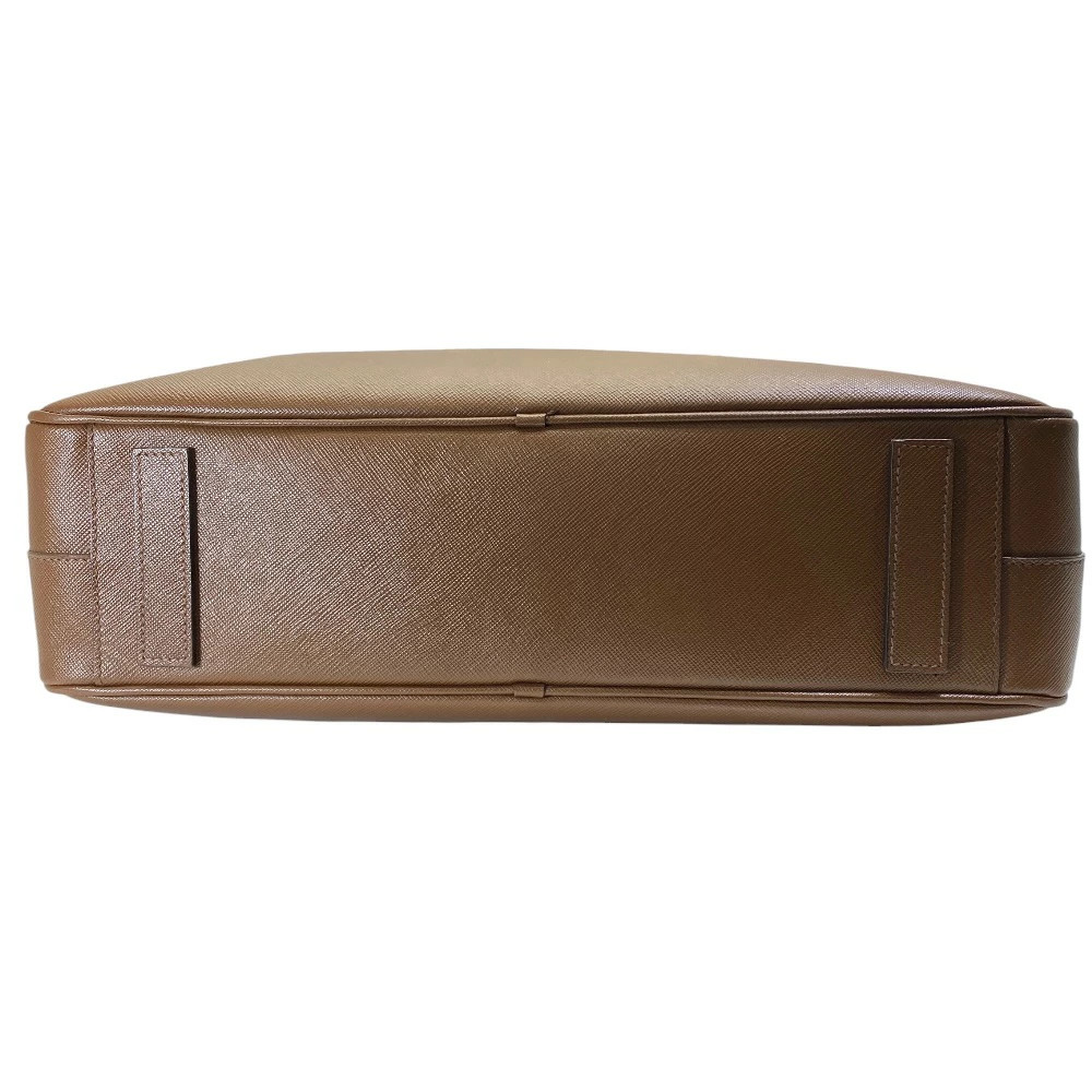 PRADA Business Bag Briefcase Handbag Triangle Logo Vs0305 Saffiano Leather