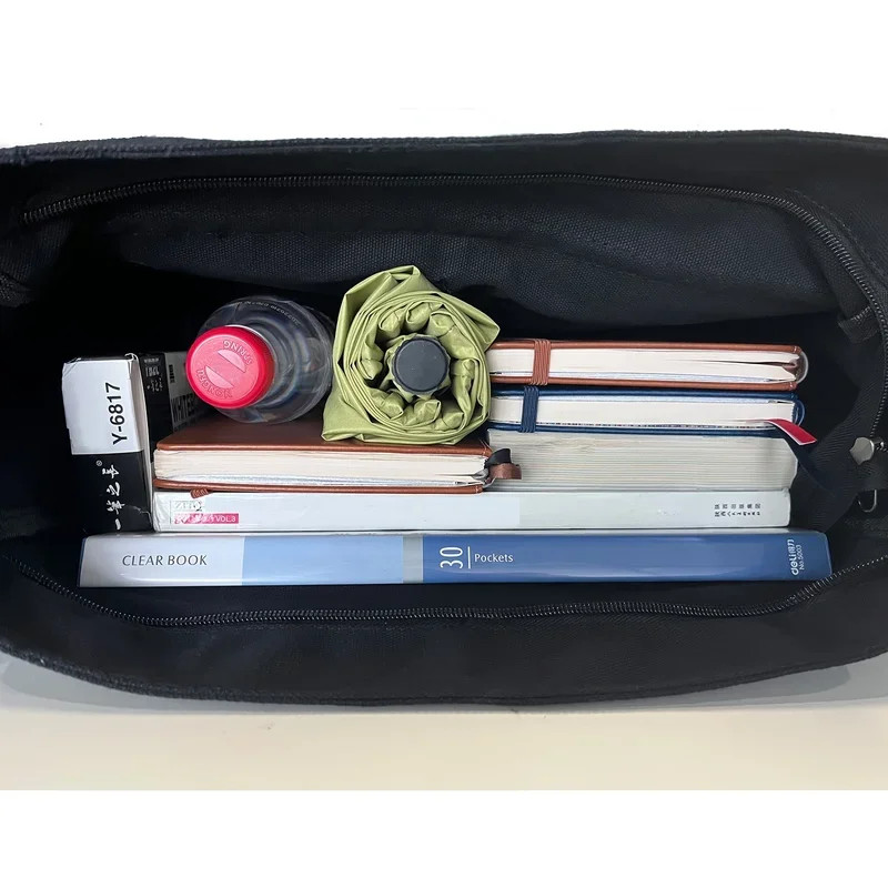 Canvas Messenger Bag Large Capacity Crossbody Shoulder Bag Casual School Travel