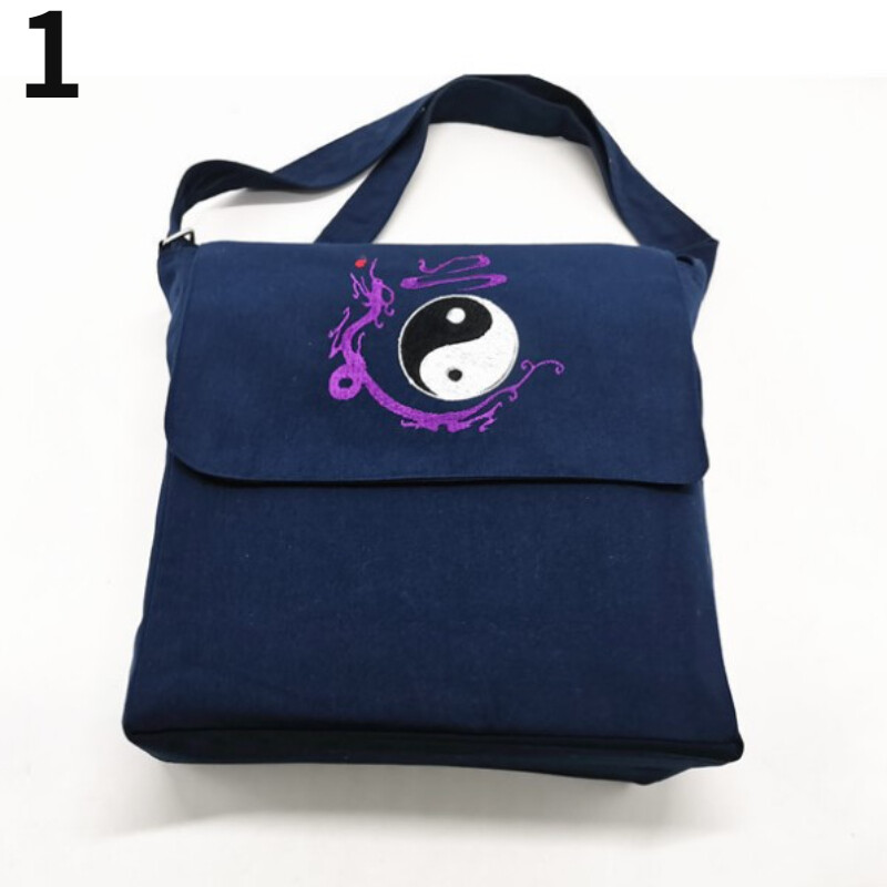 Chinese Embroidery Canvas Bag Handbag Taoist Bag Shoulder Bag Tai Chi Bagua