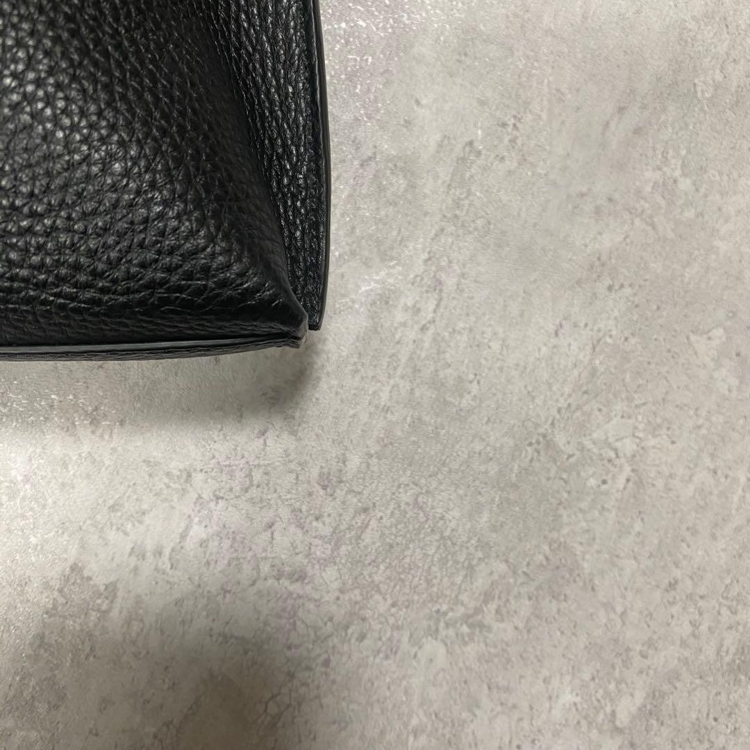 BALLY Second Bag Clutch Bag Black Leather Men’s Unused