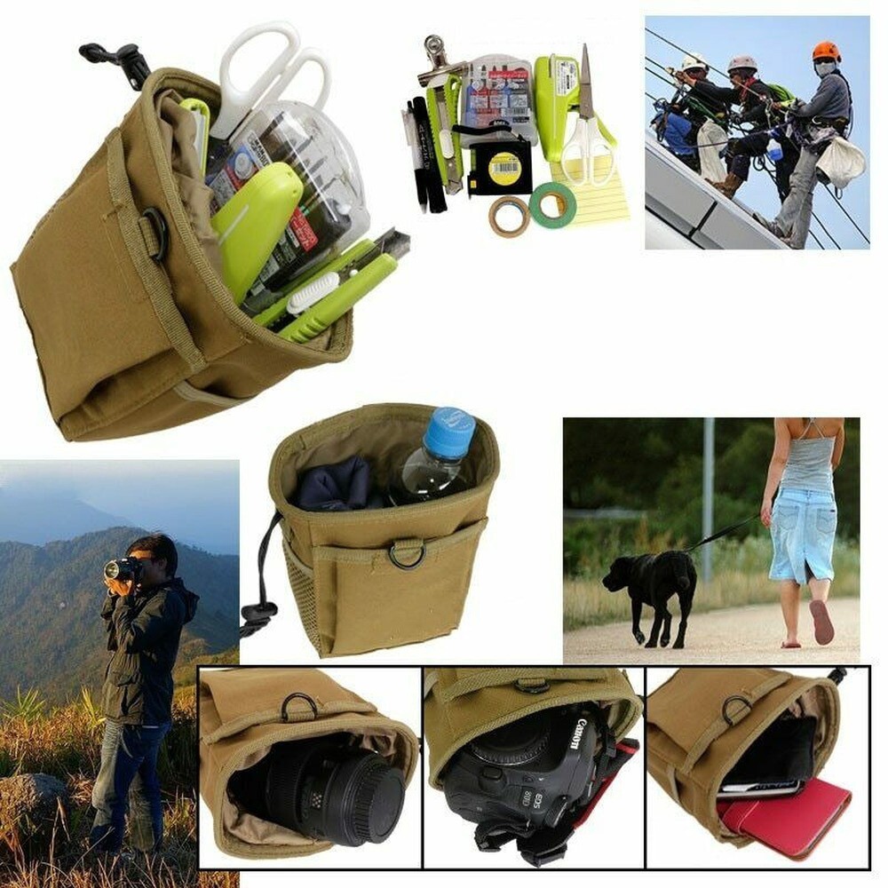 Men Women Multifunctional Waterproof Waist Bag Hold Mobile Phones Multi-role Bag