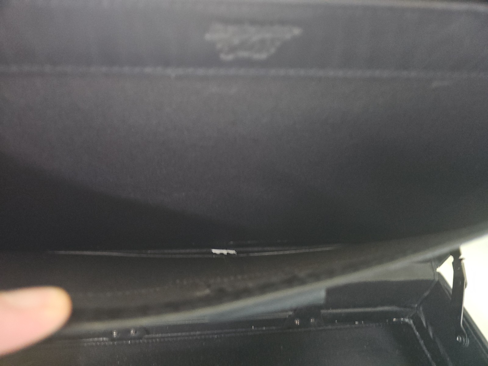 Business Class Black Hard Side Briefcase 17″×12″×4″ Faux Leather Work, Play Prop