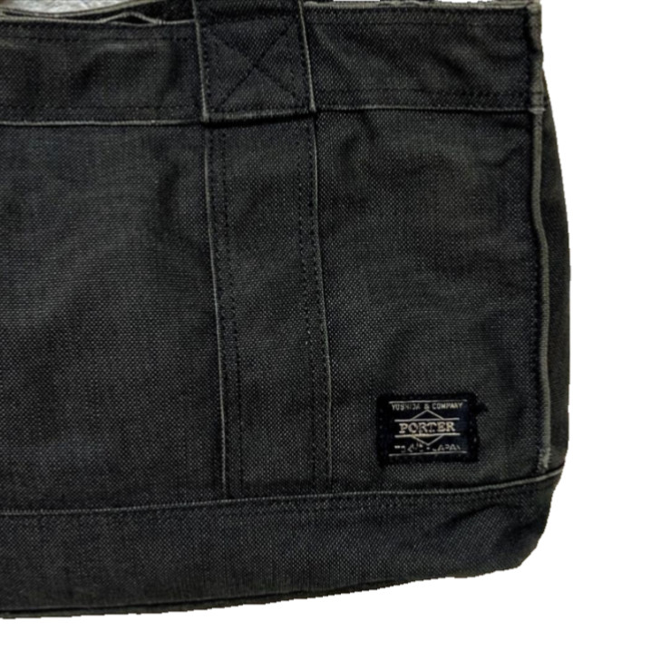 Yoshida Porter SMOKY Tote Bag S Black Made in Japan