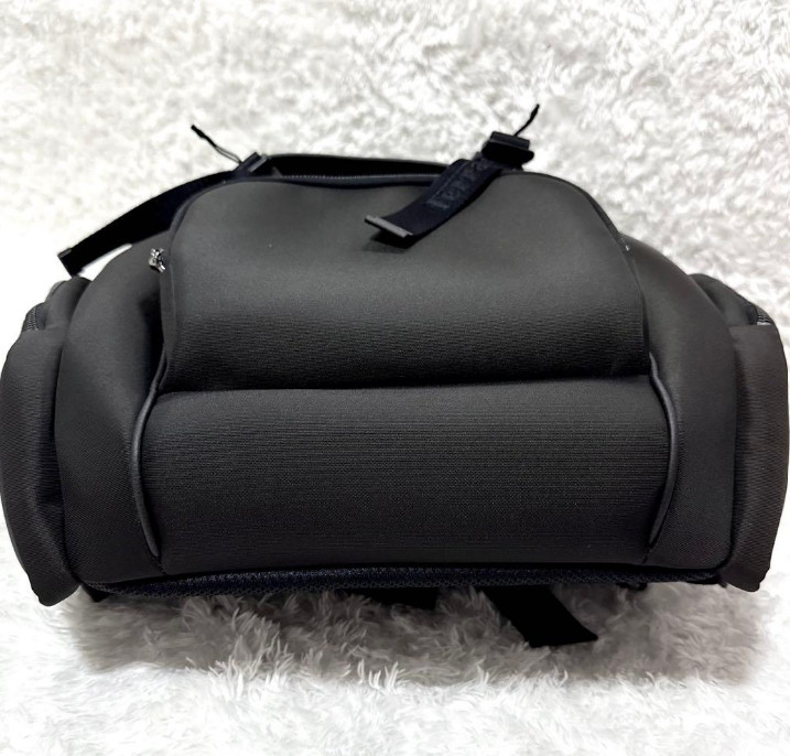 Ferrari Purosangue Black Leather Backpack with Storage Bag Original Genuine