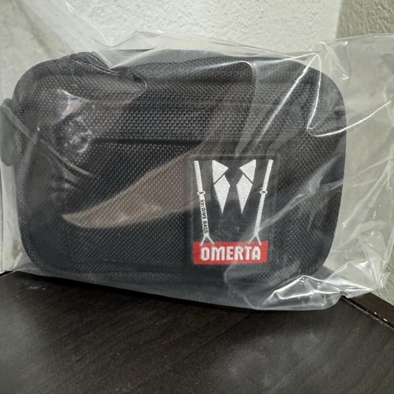 Dime Bags x OMERTÀ – 8” Black “The Boss” Padded Protective Smell-Proof Pouch NWT