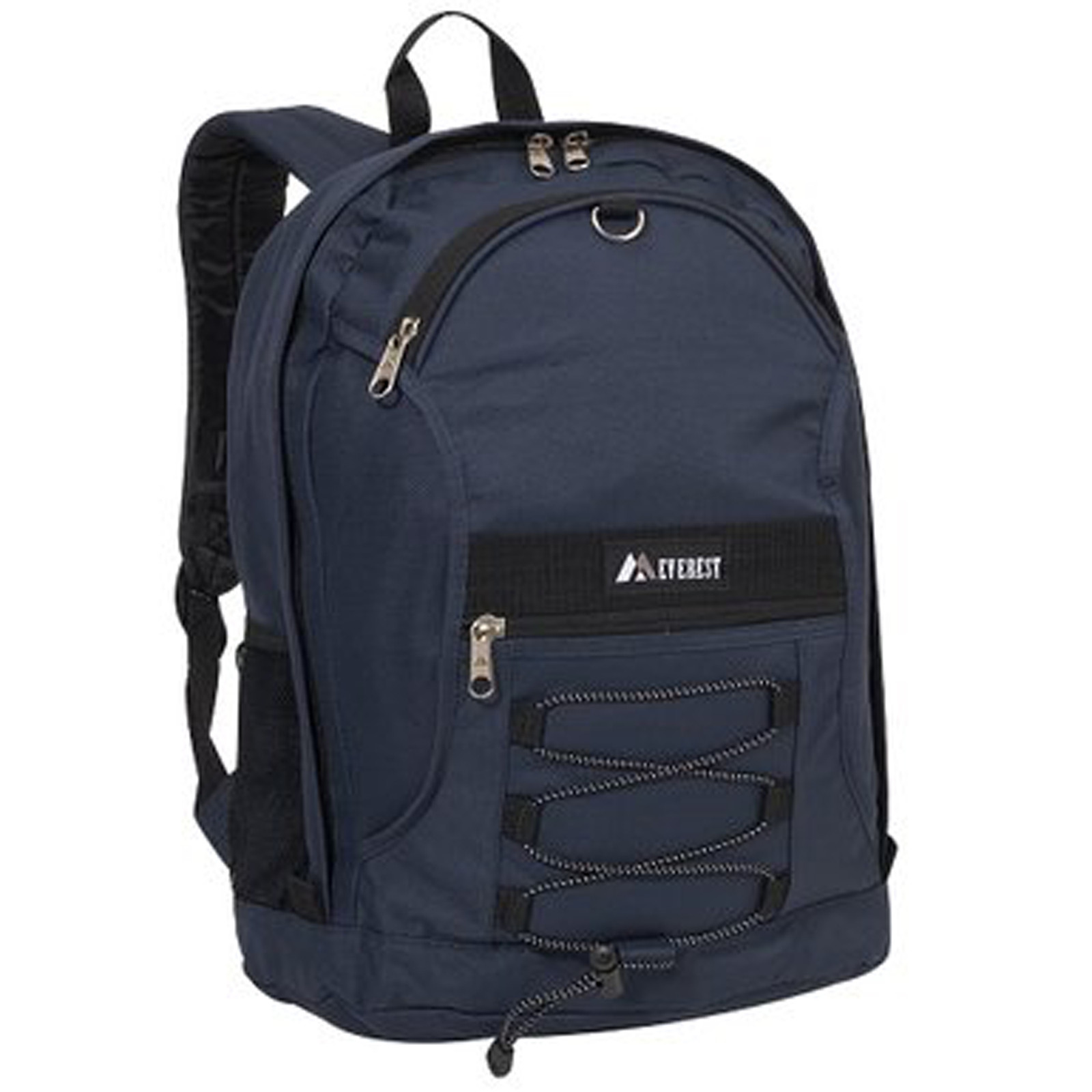 Everest Luggage Two Tone Backpack with Mesh Pockets – Navy