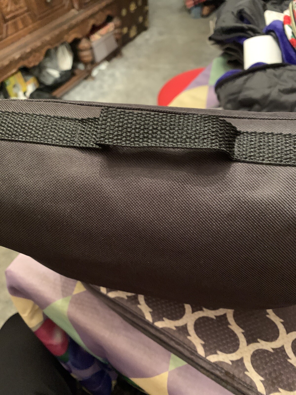 Built To Last Lifetime Outdoor Large Black Duffle Bag and Case 35 X 17 Packable