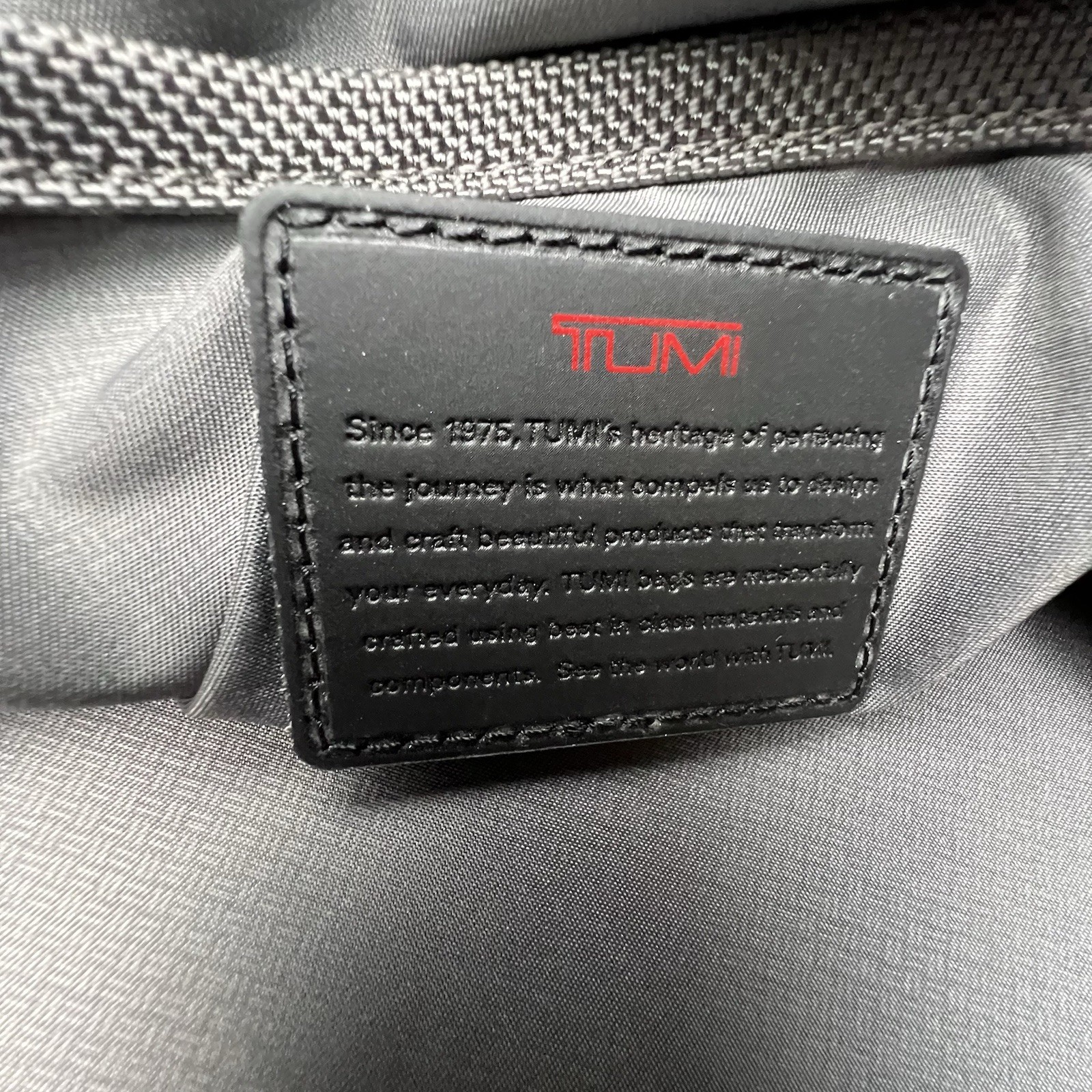 TUMI ALPHA 3 Laptop Briefcase Travel Nylon Tumi Monogrammed JRC NO STRAP