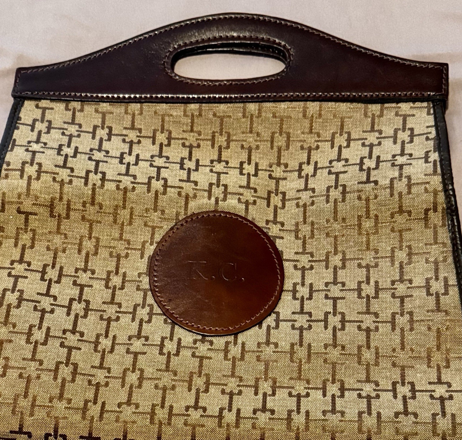 Vintage Thick Leather Briefcase — Harpel Florance style & quality-Handmade 🫶🏻