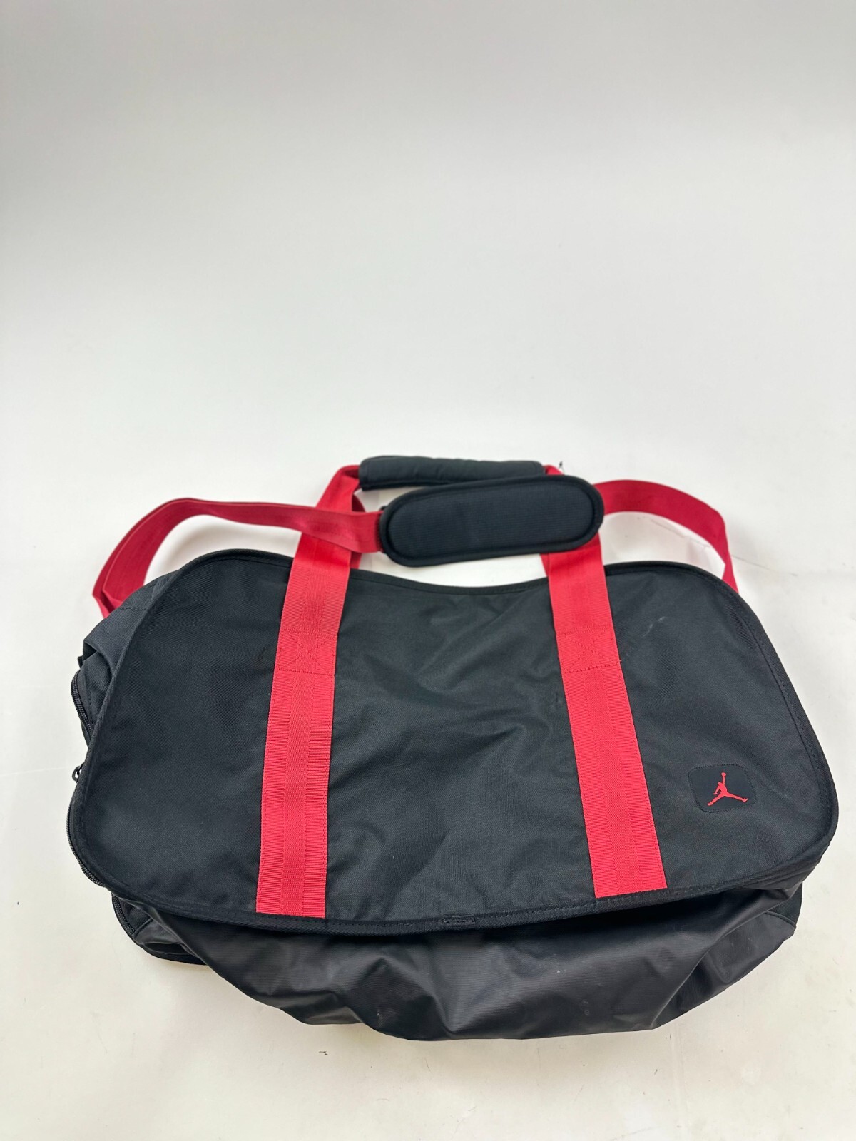 Vintage Air Jordan Duffle Bag Unisex Adult Black Double Handles Shoulder Straps