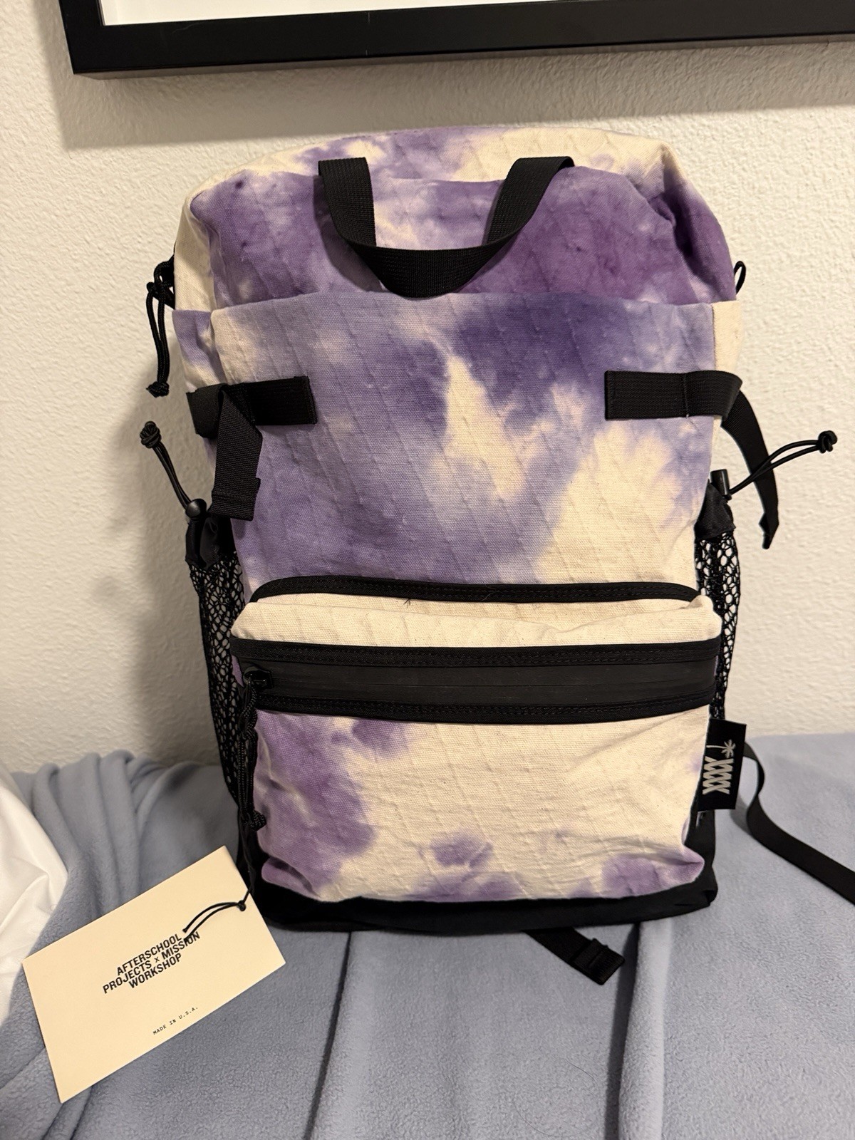 Mission Workshop x AfterSchool Projects ASP Stratus Ruck Hand Dyed Purple X-Pac