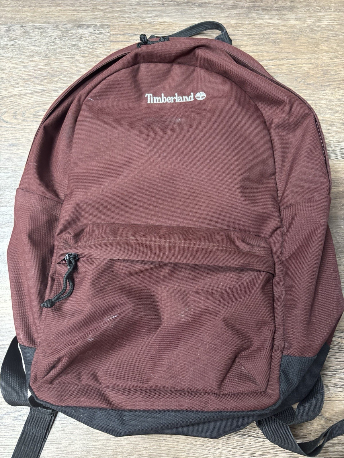Timberland Backpack Bookbag Basic Bag Maroon Red