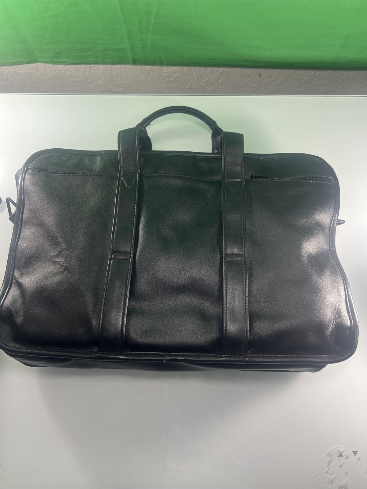 Leather Tech Organizer Briefcase