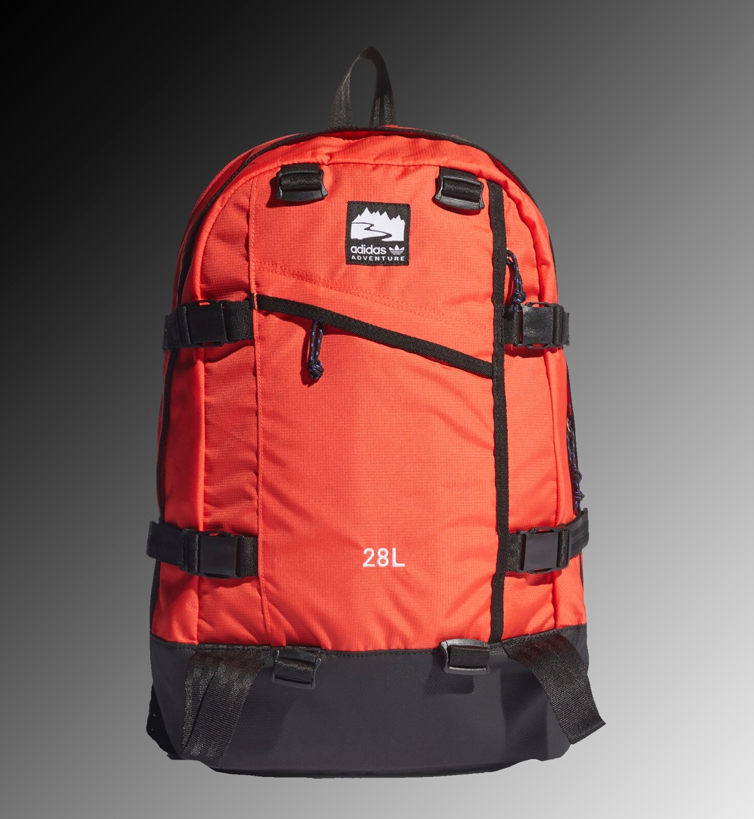 ADIDAS Adventure Backpack Large H22714 Bright Red/Black/White