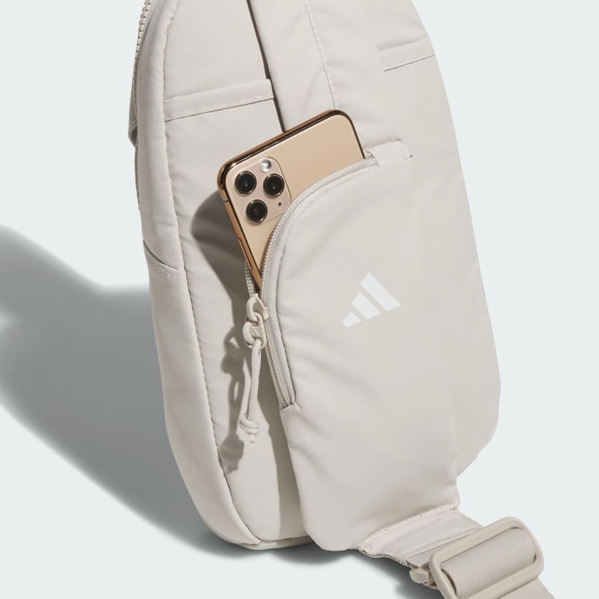 Adidas Essentials 3 Sling Bag Beige Crossbody Backpack One Strap