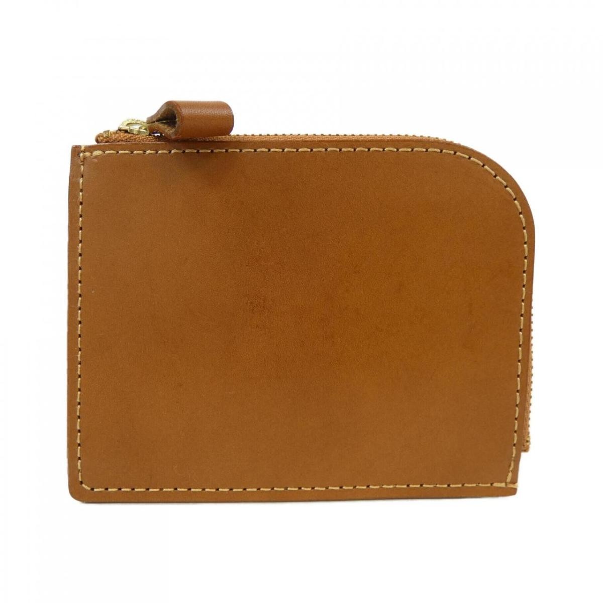 Import duty included for US buyers Tsuchiya Wallet Brown Leather 12.5cm x 10cm