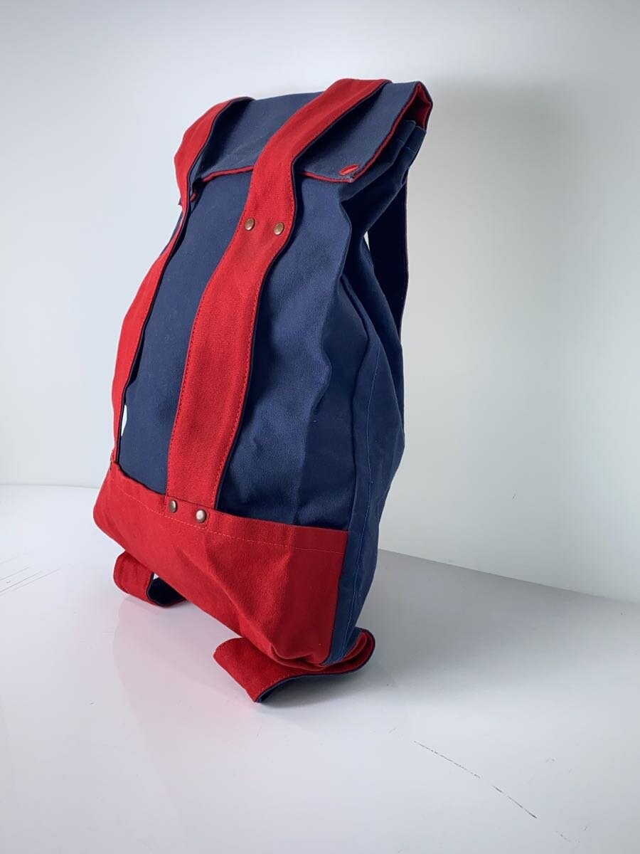 Other Brand Backpacks Made in Japan Canvas Two-Tone Cotton NVY Solid Color