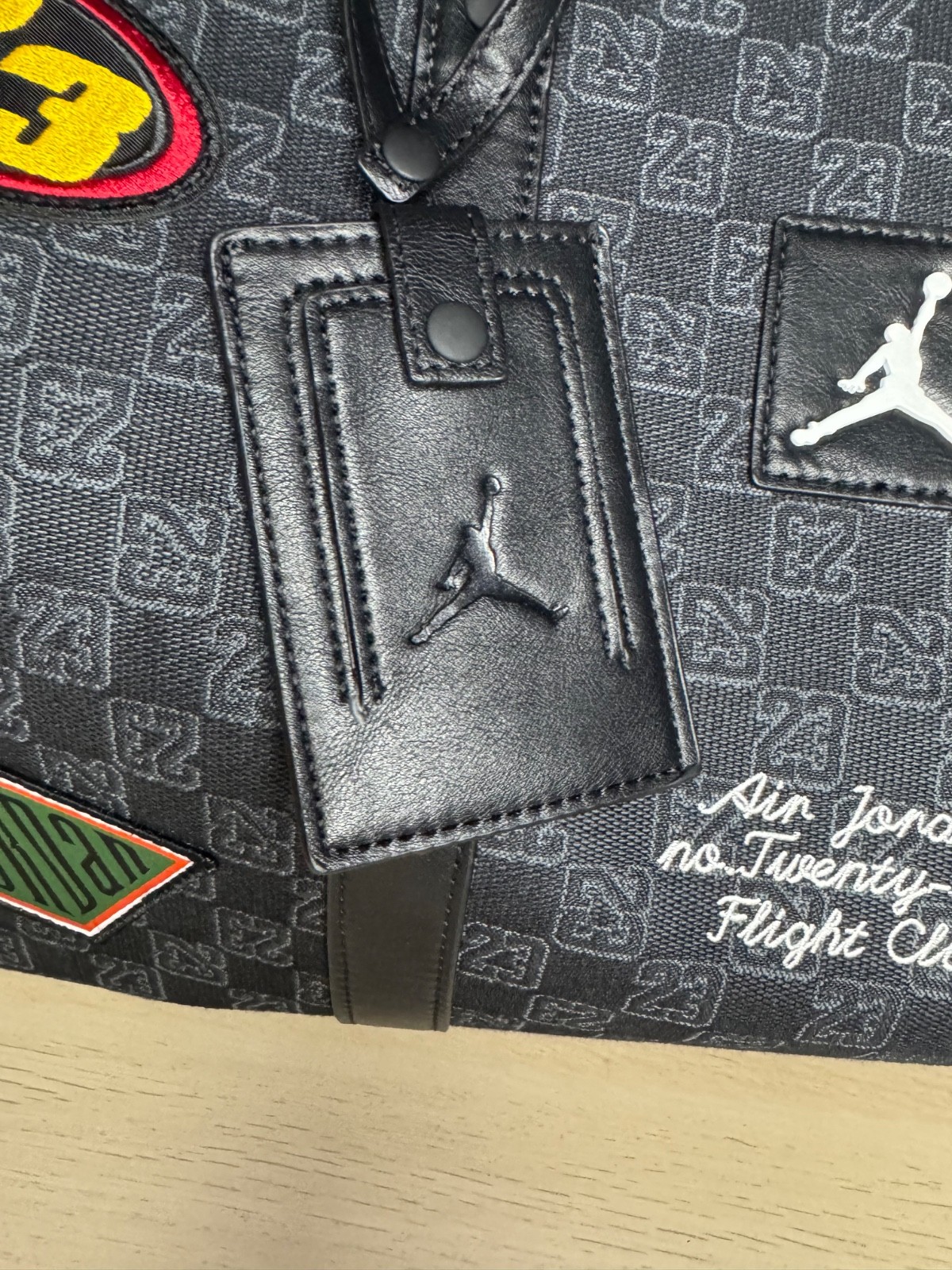 Nike Jordan Monogram Champion Luxury 25L Duffle Bag MM9157-023 Size Medium NEW