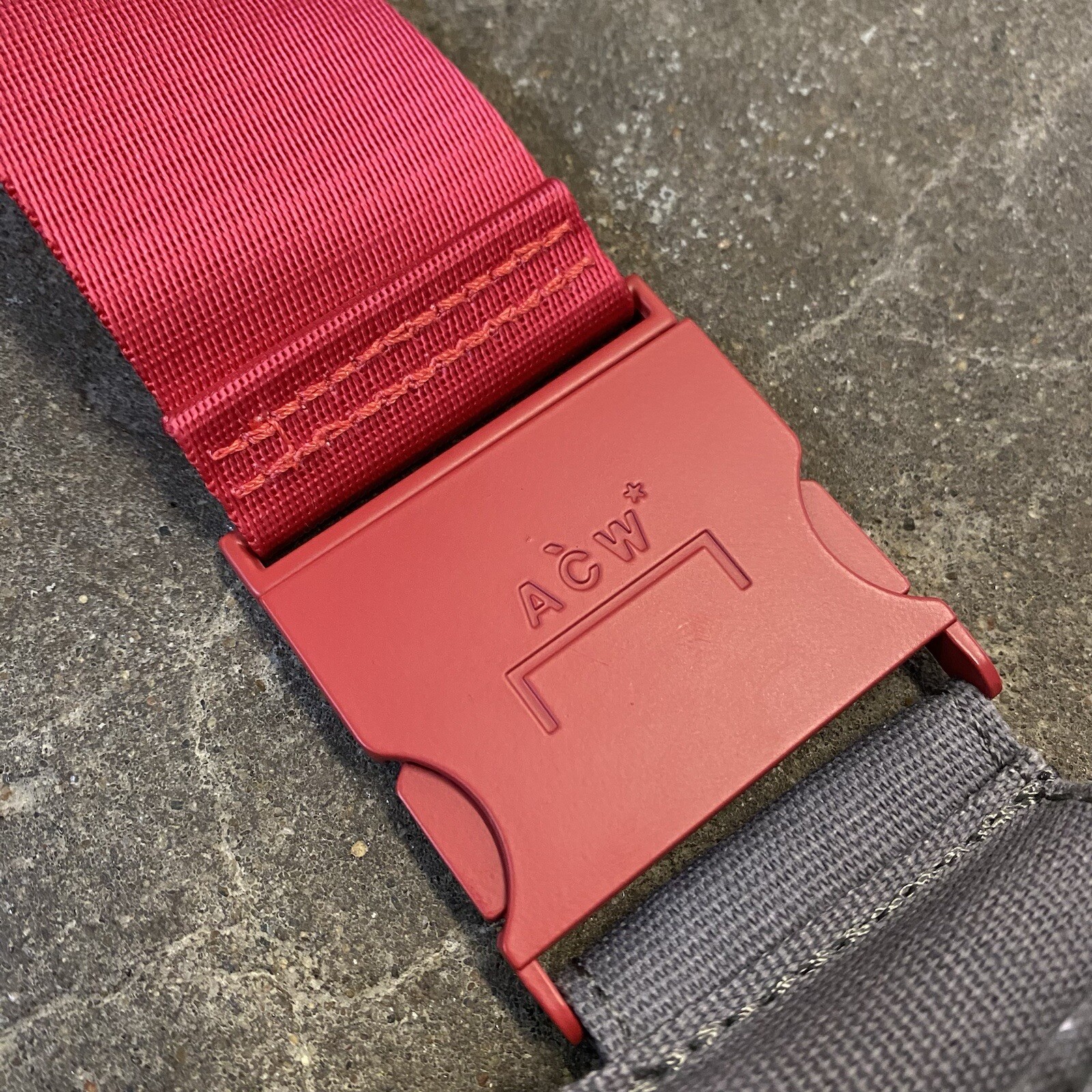A Cold Wall Utility Shoulder Waist Bag Snap Closure Canvas Streetwear Adjustable