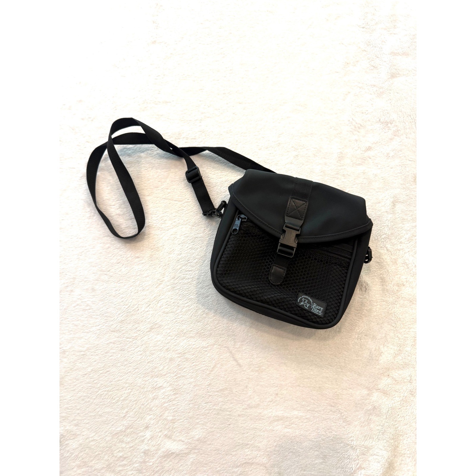 Rare Bird by Tasco National Audubon Society Black Crossbody Utility Bag 8×7