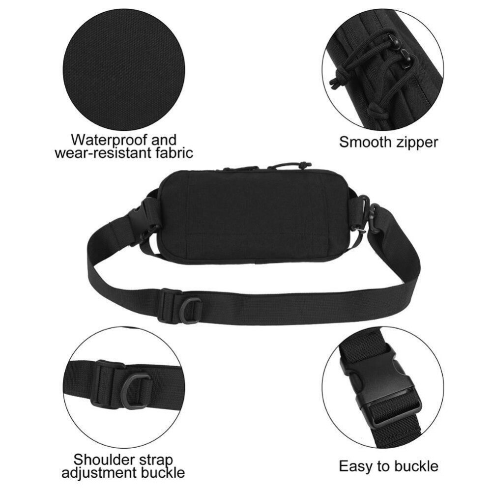 Tactical Sling Chest Pack Bag Molle Daypack Military Shoulder Bag/Molle Keychain