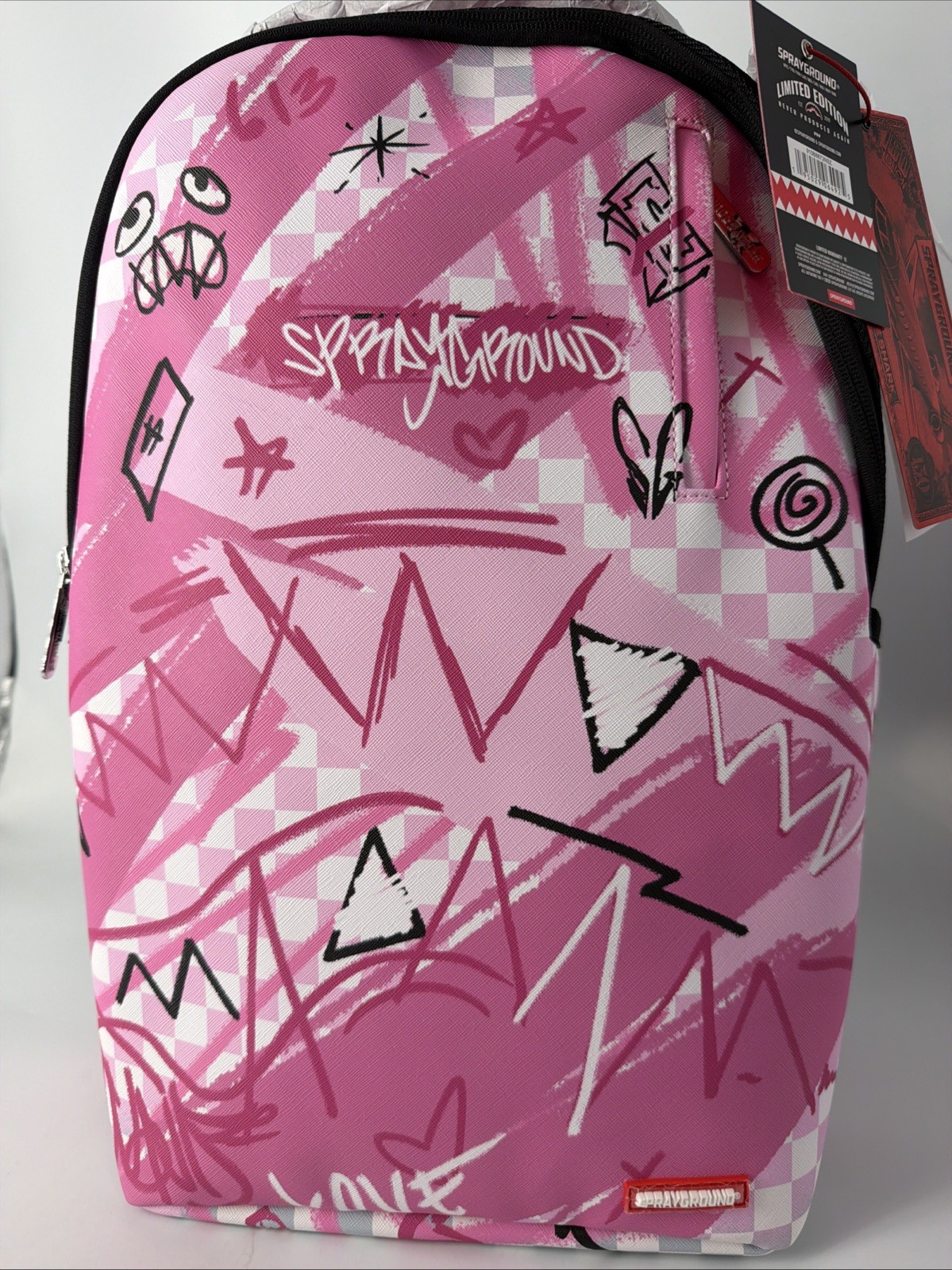 sprayground backpack limited edition B8672 -$95.00 Pink Leather Size 27x12x4 In