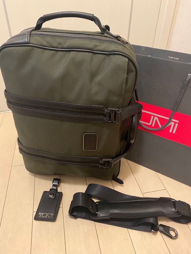 Excellent Condition Japan Limited TUMI Javis 3WAY Rare Color Olive