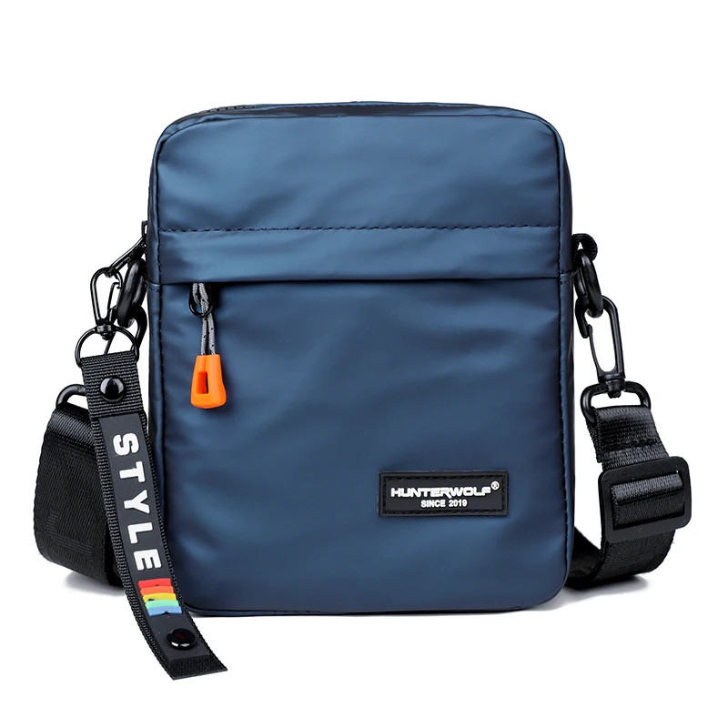 Simple Mini Men Crossbody Bag for Phone Side Bag Casual Waterproof PU Leather Sh
