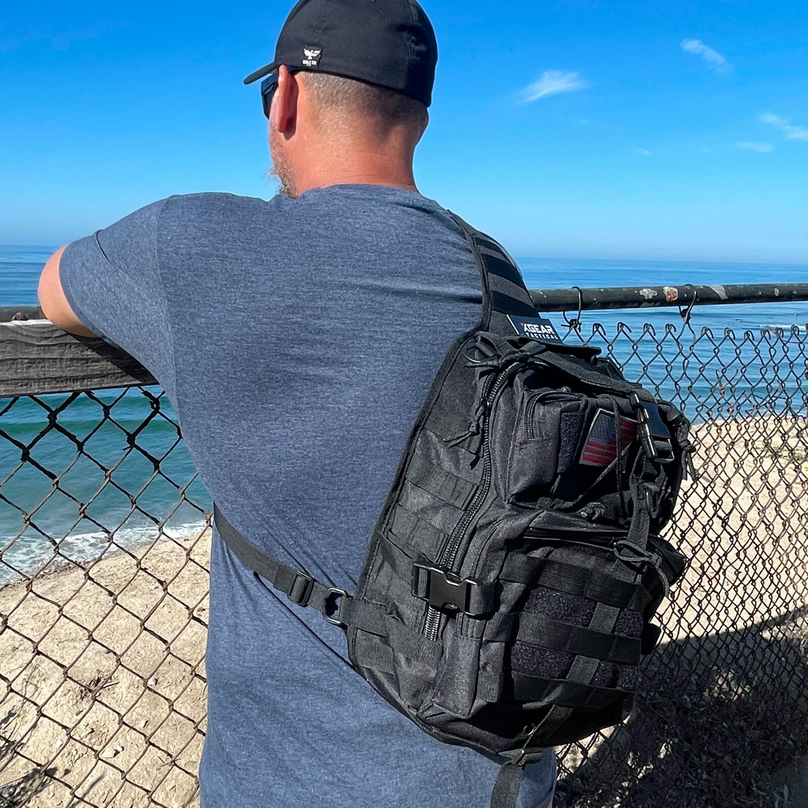 Tactical Sling Bag Pack Range Bag Military Rover Assault Shoulder Backpack Molle