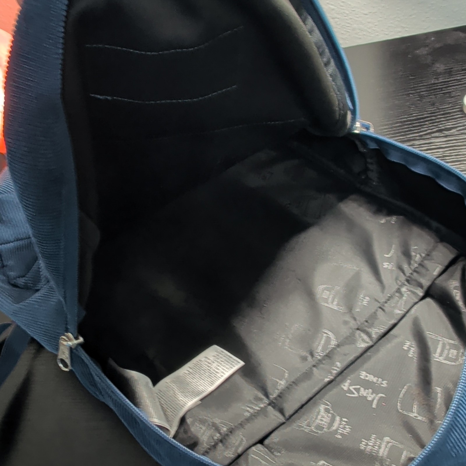 JanSport Cross Town Plus Remix Backpack Dark Blue Corduroy