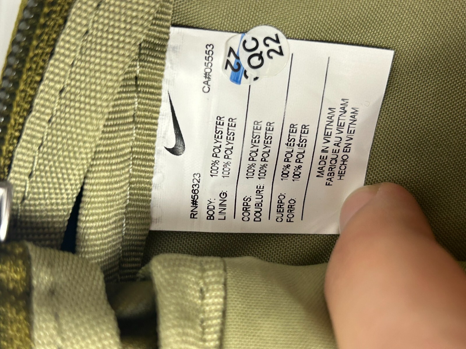 Nike Sportswear Elemental Premium Backpack 21L DN2555-368 Tech Pack New w/ Tags