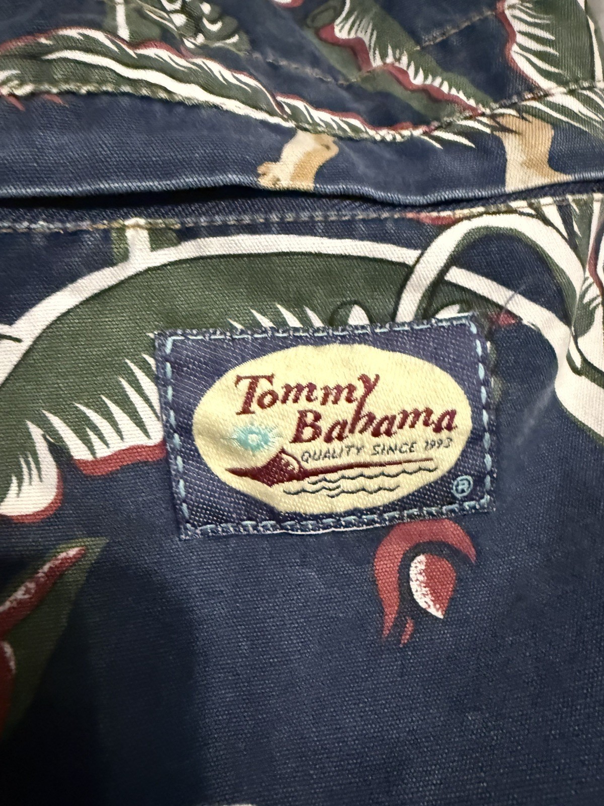 VINAGE TOMMY BAHAMA ALOHA BACKPACK DUFFLE BEACH BAG HAWAIIAN SLING SHOULDER BAG